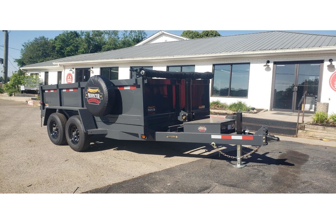 New 2026 Covered Wagon 6x12 Dump, 2' Sides, Telescopic Lift