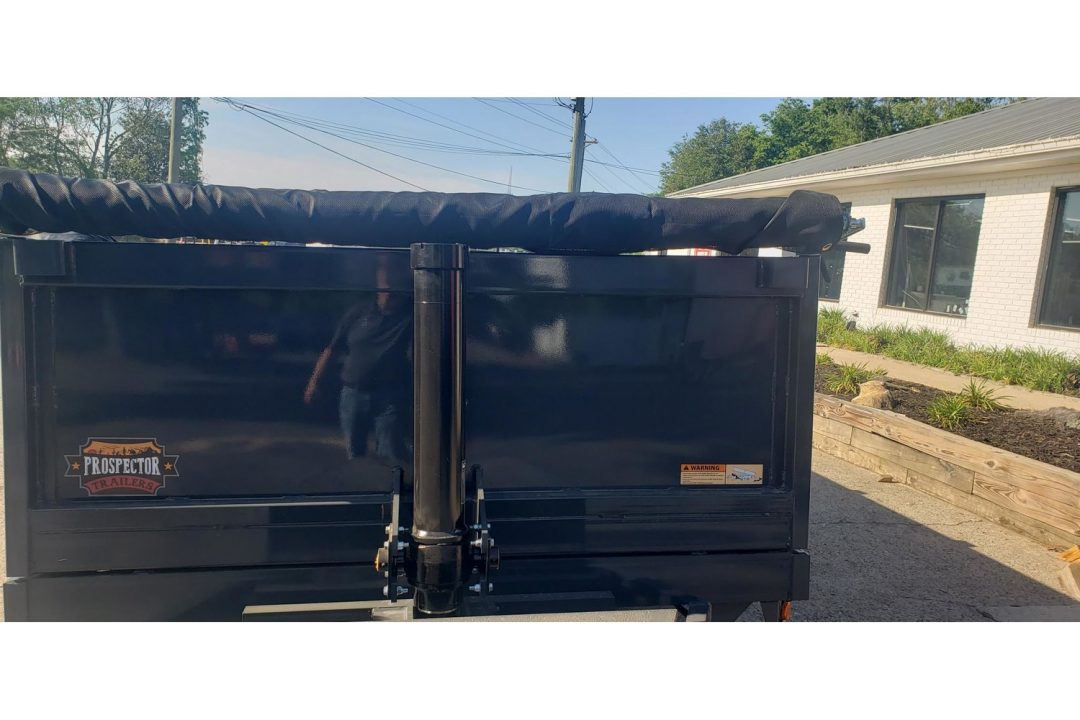 New 2026 Covered Wagon 6x12 Dump, 2' Sides, Telescopic Lift