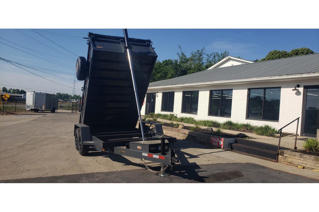 New 2026 Covered Wagon 6x12 Dump, 2' Sides, Telescopic Lift