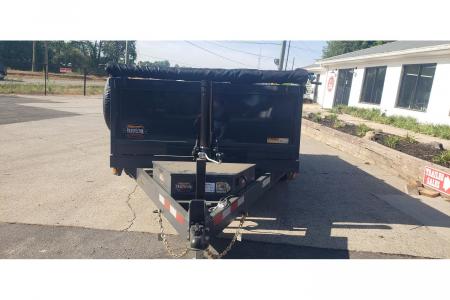 New 2026 Covered Wagon 6x12 Dump, 2' Sides, Telescopic Lift