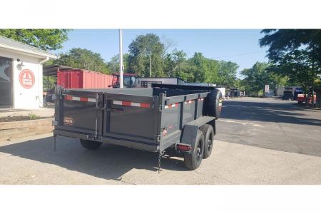 New 2026 Covered Wagon 6x12 Dump, 2' Sides, Telescopic Lift