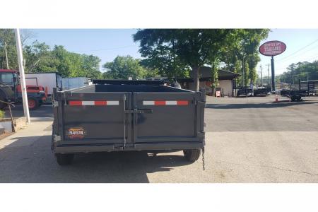 New 2026 Covered Wagon 6x12 Dump, 2' Sides, Telescopic Lift