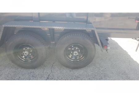 New 2026 Covered Wagon 6x12 Dump, 2' Sides, Telescopic Lift