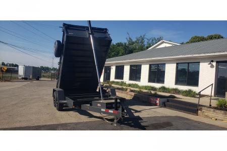 New 2026 Covered Wagon 6x12 Dump, 2' Sides, Telescopic Lift