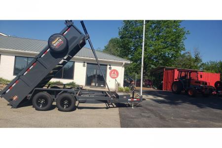 New 2026 Covered Wagon 6x12 Dump, 2' Sides, Telescopic Lift