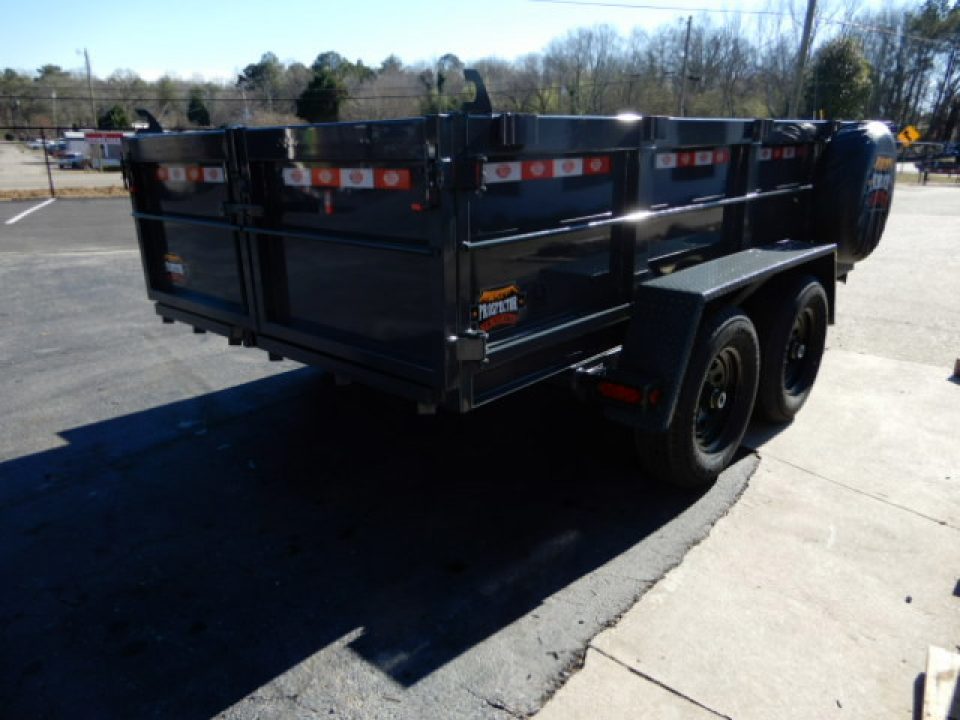 New 2026 Covered Wagon 6x12 Dump, 48" Walls, Spare Tire