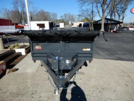New 2026 Covered Wagon 6x12 Dump, 48" Walls, Spare Tire