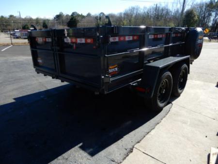 New 2026 Covered Wagon 6x12 Dump, 48" Walls, Spare Tire