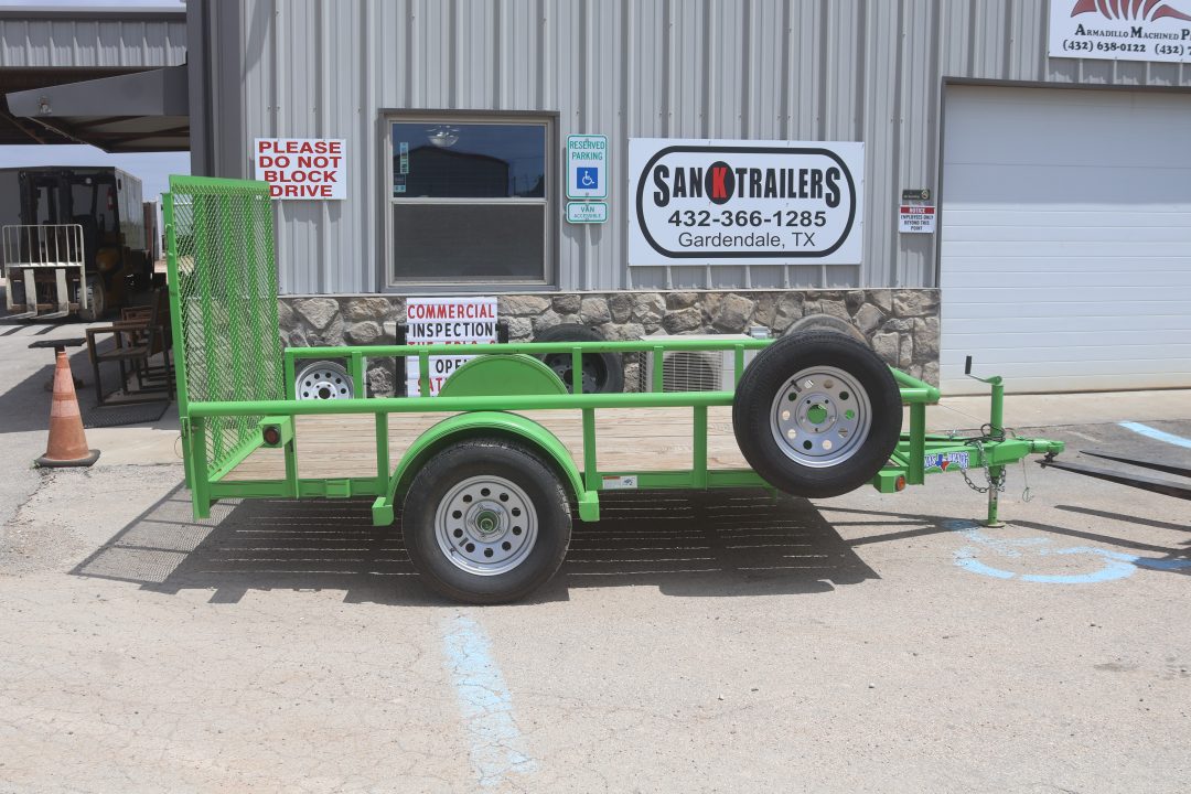 Used 2024 Texas Bragg Trailers USED 6'X10' Pipe Top Utility Trailer