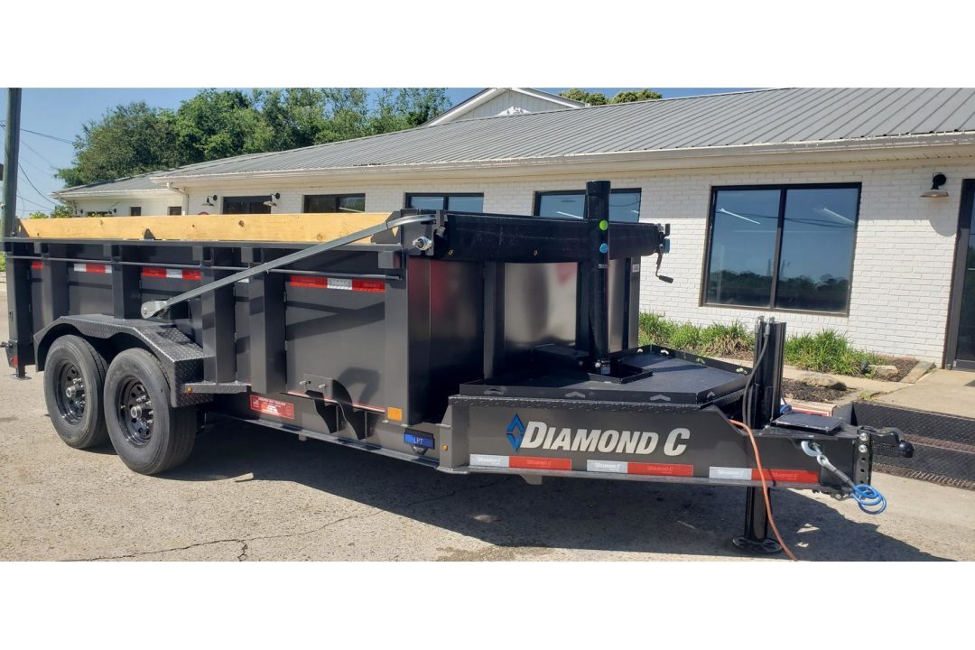 New 2026 Diamond C 82x14' Dump, 32" Sides, Wireless Controller LPT207