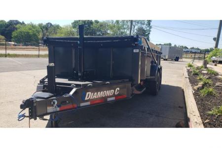 New 2026 Diamond C 82x14' Dump, 32" Sides, Wireless Controller LPT207