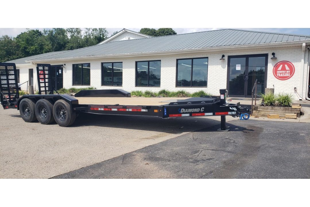 New 2026 Diamond C 82'x22' Equipment, Triple Axle, 24k GVWR, Flip Ramps LPX307