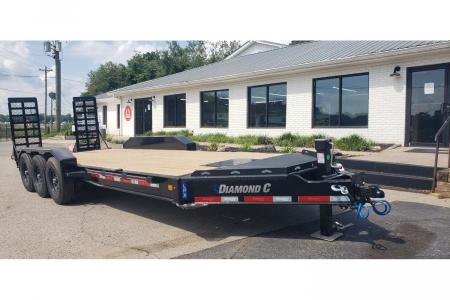 New 2026 Diamond C 82'x22' Equipment, Triple Axle, 24k GVWR, Flip Ramps LPX307