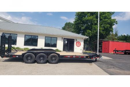 New 2026 Diamond C 82'x22' Equipment, Triple Axle, 24k GVWR, Flip Ramps LPX307