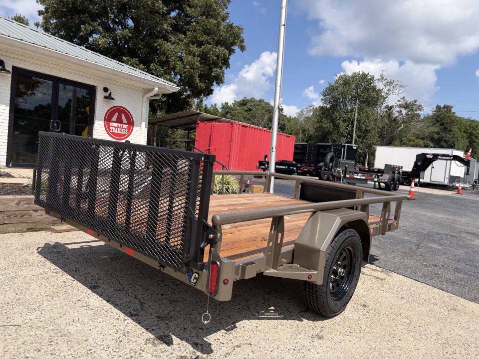 New 2026 Diamond C 77x10' Utility, 13" Sides, Bifold Ramp PSA135