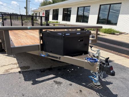 New 2026 Diamond C 77x10' Utility, 13" Sides, Bifold Ramp PSA135