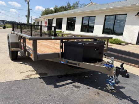 New 2026 Diamond C 77x10' Utility, 13" Sides, Bifold Ramp PSA135