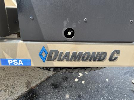 New 2026 Diamond C 77x10' Utility, 13" Sides, Bifold Ramp PSA135