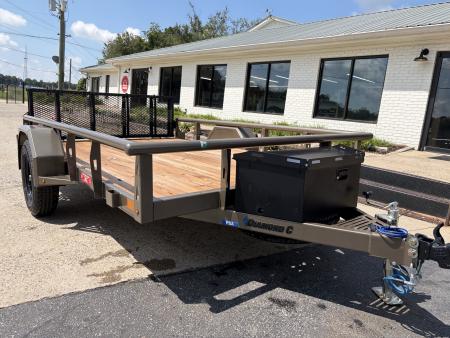 New 2026 Diamond C 77x10' Utility, 13" Sides, Bifold Ramp PSA135