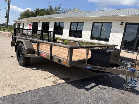 New 2026 Diamond C 77x10' Utility, 13" Sides, Bifold Ramp PSA135