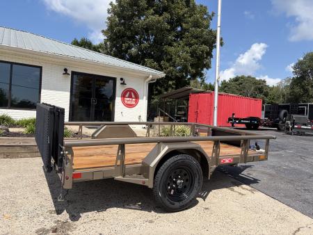 New 2026 Diamond C 77x10' Utility, 13" Sides, Bifold Ramp PSA135