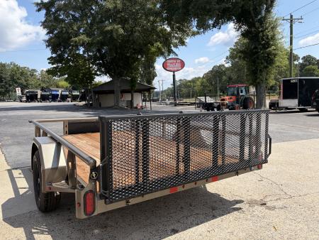 New 2026 Diamond C 77x10' Utility, 13" Sides, Bifold Ramp PSA135