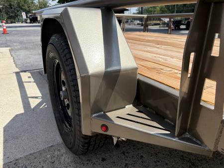 New 2026 Diamond C 77x10' Utility, 13" Sides, Bifold Ramp PSA135