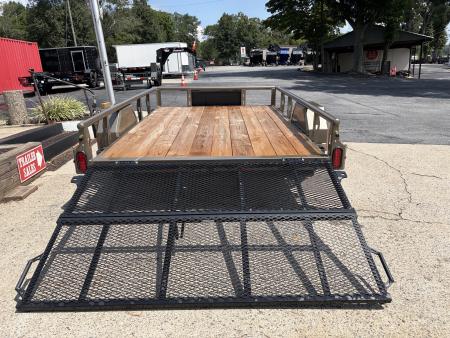 New 2026 Diamond C 77x10' Utility, 13" Sides, Bifold Ramp PSA135