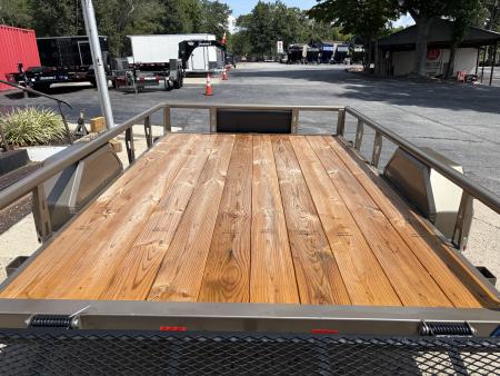 New 2026 Diamond C 77x10' Utility, 13" Sides, Bifold Ramp PSA135