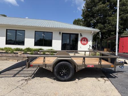New 2026 Diamond C 77x10' Utility, 13" Sides, Bifold Ramp PSA135