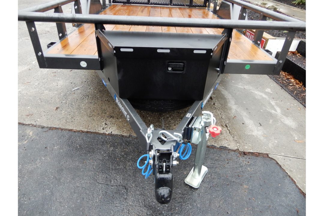 New 2026 Diamond C 77x12' Utility, 13" Sides, Bifold Ramp PSA135