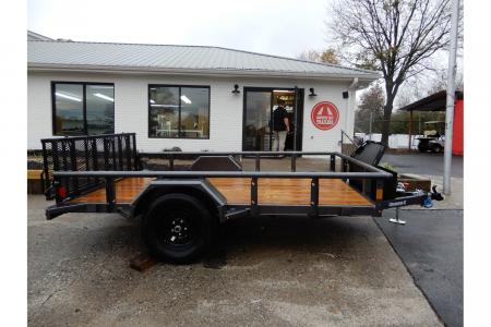 New 2026 Diamond C 77x12' Utility, 13" Sides, Bifold Ramp PSA135
