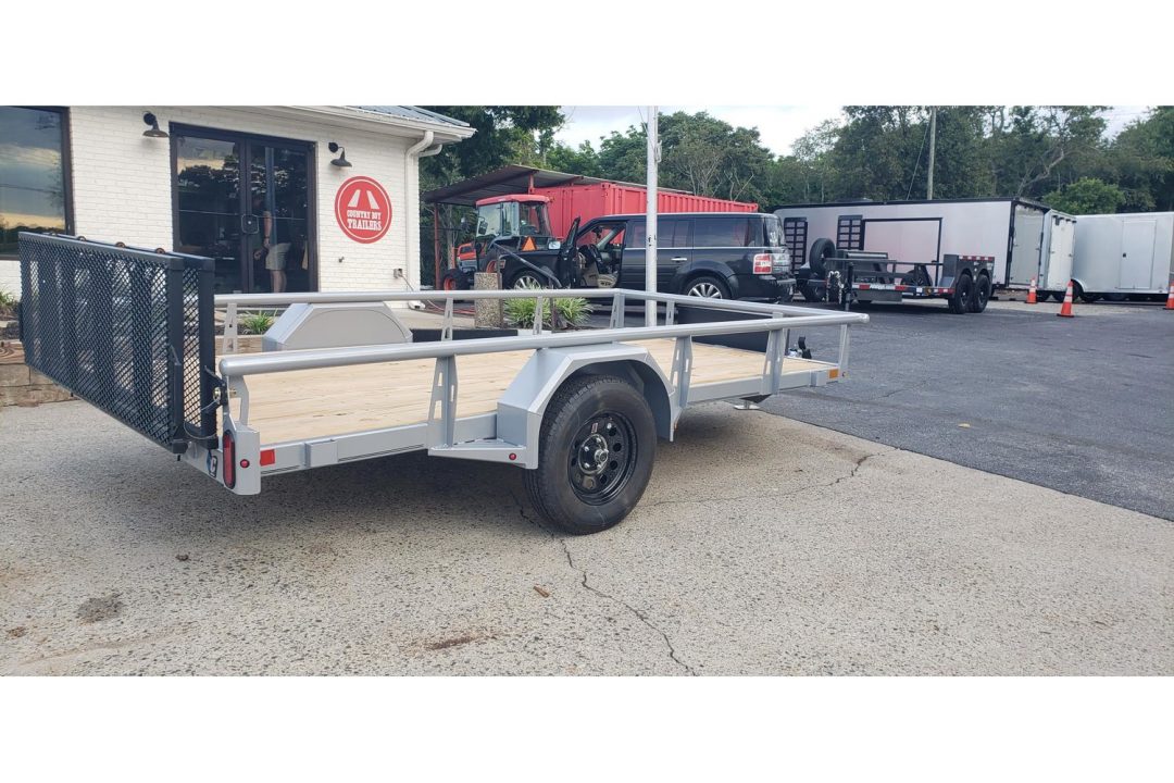 New 2026 Diamond C 77x12' Utility, 13" Sides, Bifold Ramp PSA135