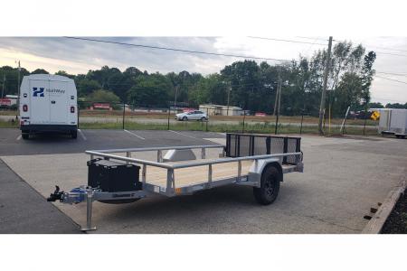 New 2026 Diamond C 77x12' Utility, 13" Sides, Bifold Ramp PSA135