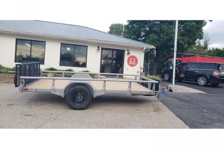 New 2026 Diamond C 77x12' Utility, 13" Sides, Bifold Ramp PSA135