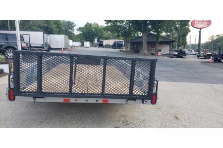 New 2026 Diamond C 77x12' Utility, 13" Sides, Bifold Ramp PSA135