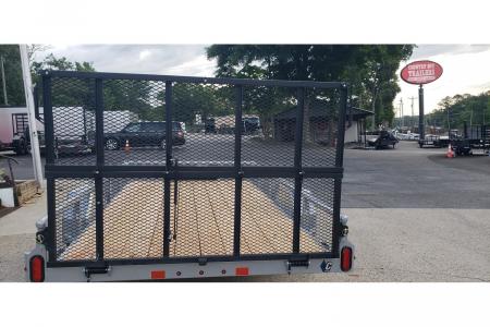 New 2026 Diamond C 77x12' Utility, 13" Sides, Bifold Ramp PSA135
