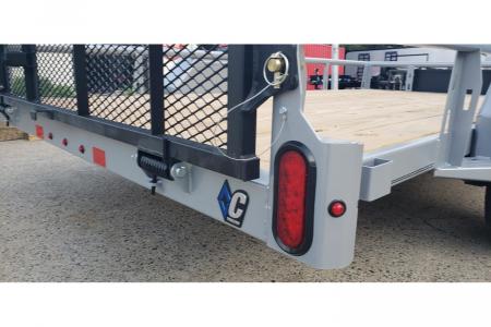 New 2026 Diamond C 77x12' Utility, 13" Sides, Bifold Ramp PSA135