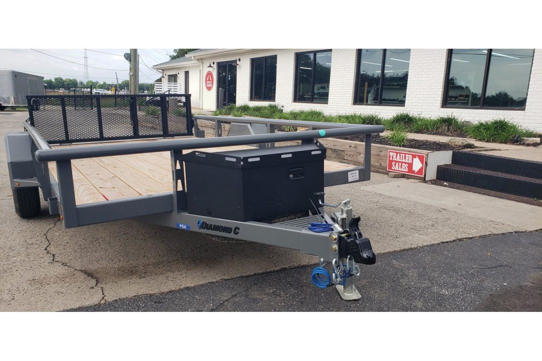 New 2026 Diamond C 83x12' Utility, 13" Sides, Bifold Ramp PSA135