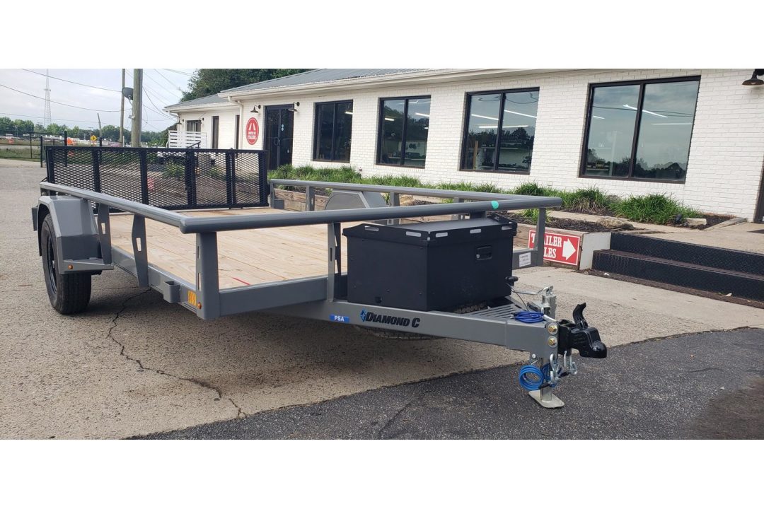 New 2026 Diamond C 83x12' Utility, 13" Sides, Bifold Ramp PSA135