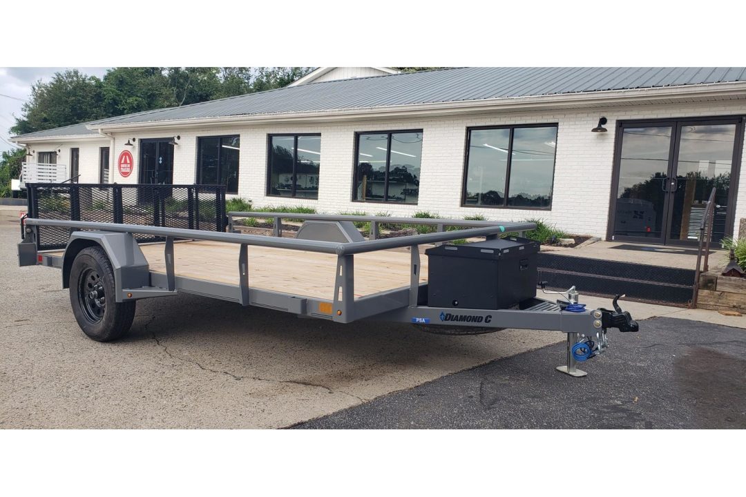New 2026 Diamond C 83x12' Utility, 13" Sides, Bifold Ramp PSA135