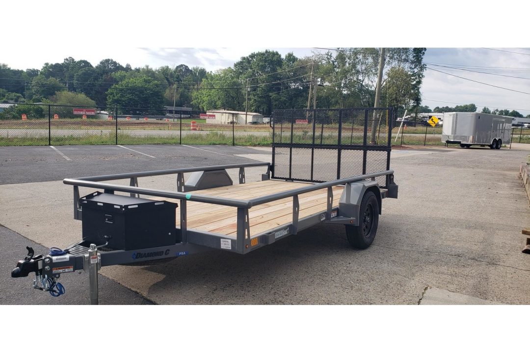 New 2026 Diamond C 83x12' Utility, 13" Sides, Bifold Ramp PSA135