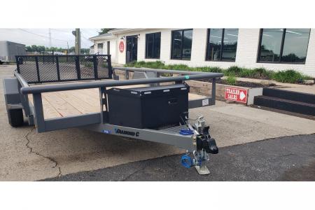 New 2026 Diamond C 83x12' Utility, 13" Sides, Bifold Ramp PSA135