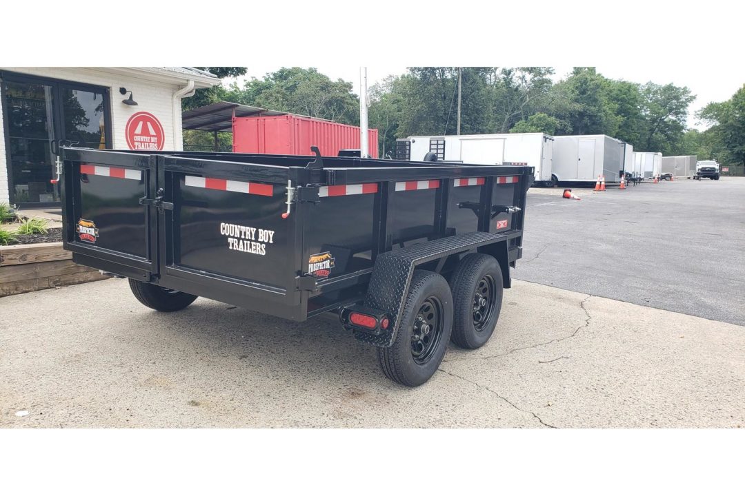 New 2026 Covered Wagon 6x10' Dump, 2' Sides, 7K GVWR