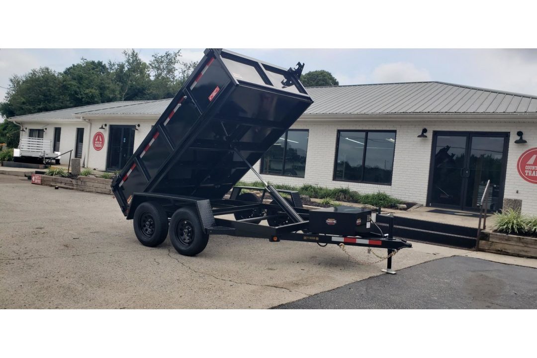 New 2026 Covered Wagon 6x10' Dump, 2' Sides, 7K GVWR