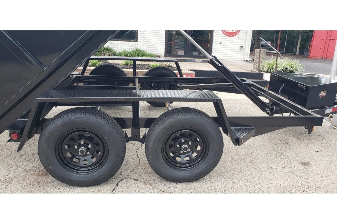 New 2026 Covered Wagon 6x10' Dump, 2' Sides, 7K GVWR