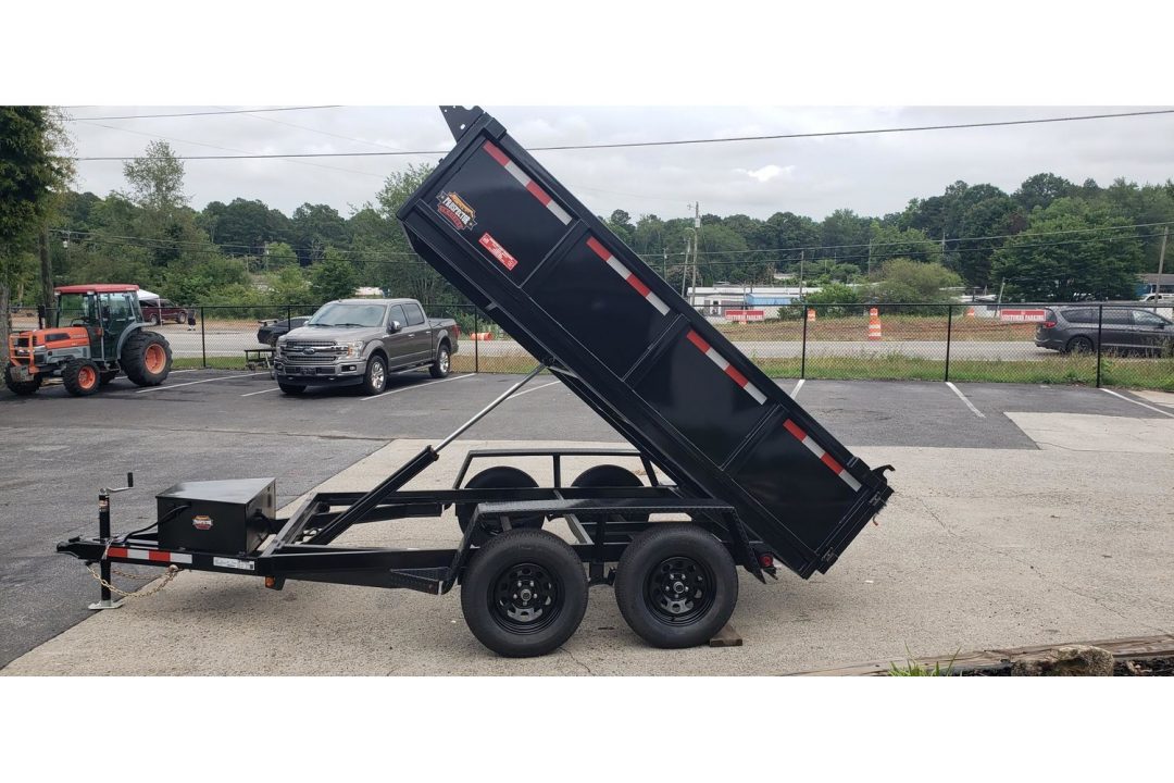 New 2026 Covered Wagon 6x10' Dump, 2' Sides, 7K GVWR