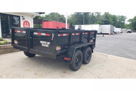 New 2026 Covered Wagon 6x10' Dump, 2' Sides, 7K GVWR
