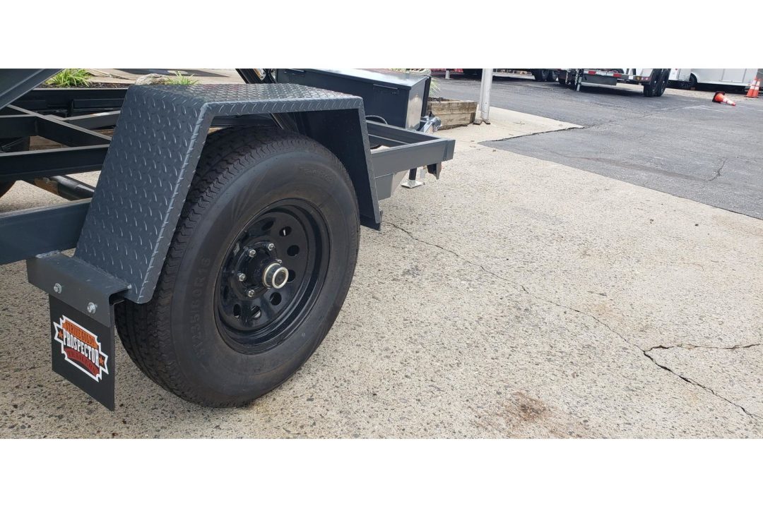 New 2026 Covered Wagon 5x8' Dump, 6K GVWR