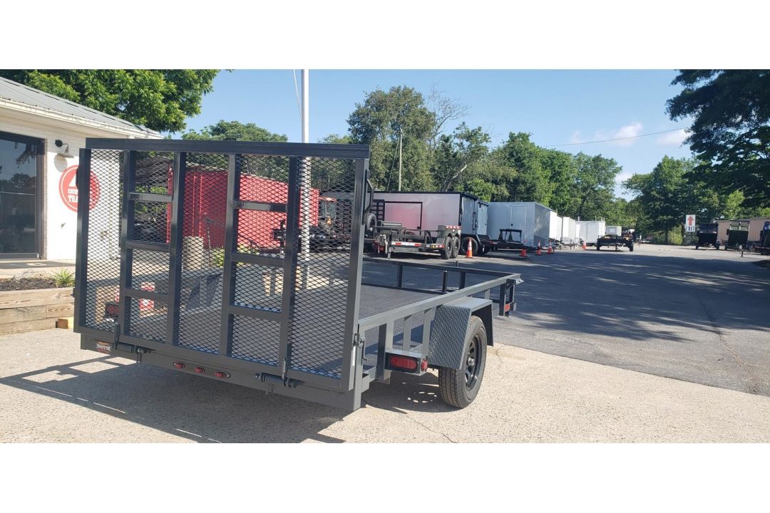 New 2026 Covered Wagon 76x12' Utility, Cobra Lined Bed, HD tractor gate